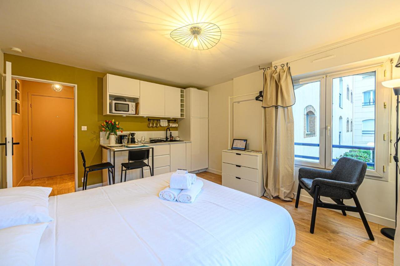 Le Ptit Pat - Studio Renove Avec Garage Centre Ville Vannes Dış mekan fotoğraf